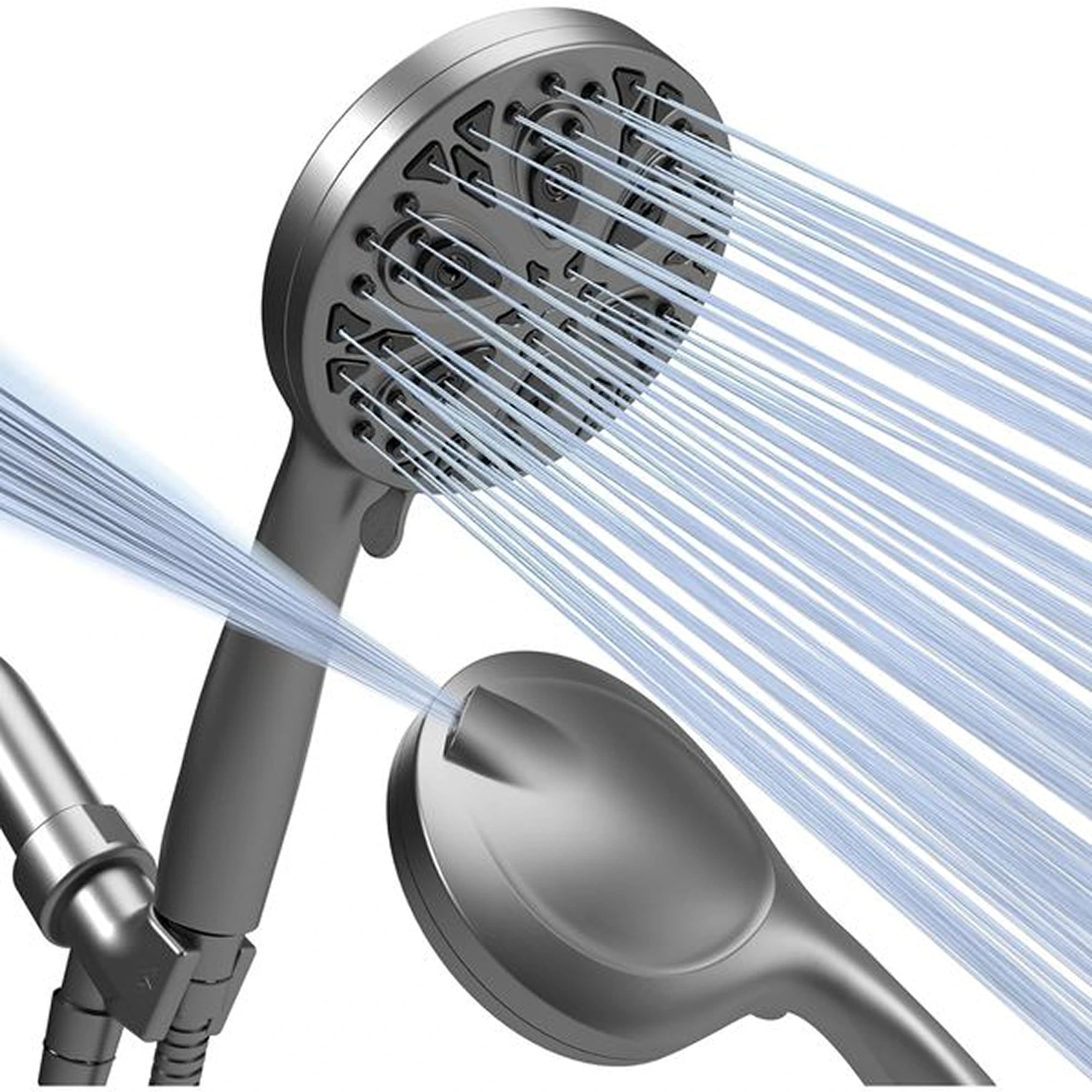 5" 10-Function Filtered Handheld Shower Head + 6' Hose