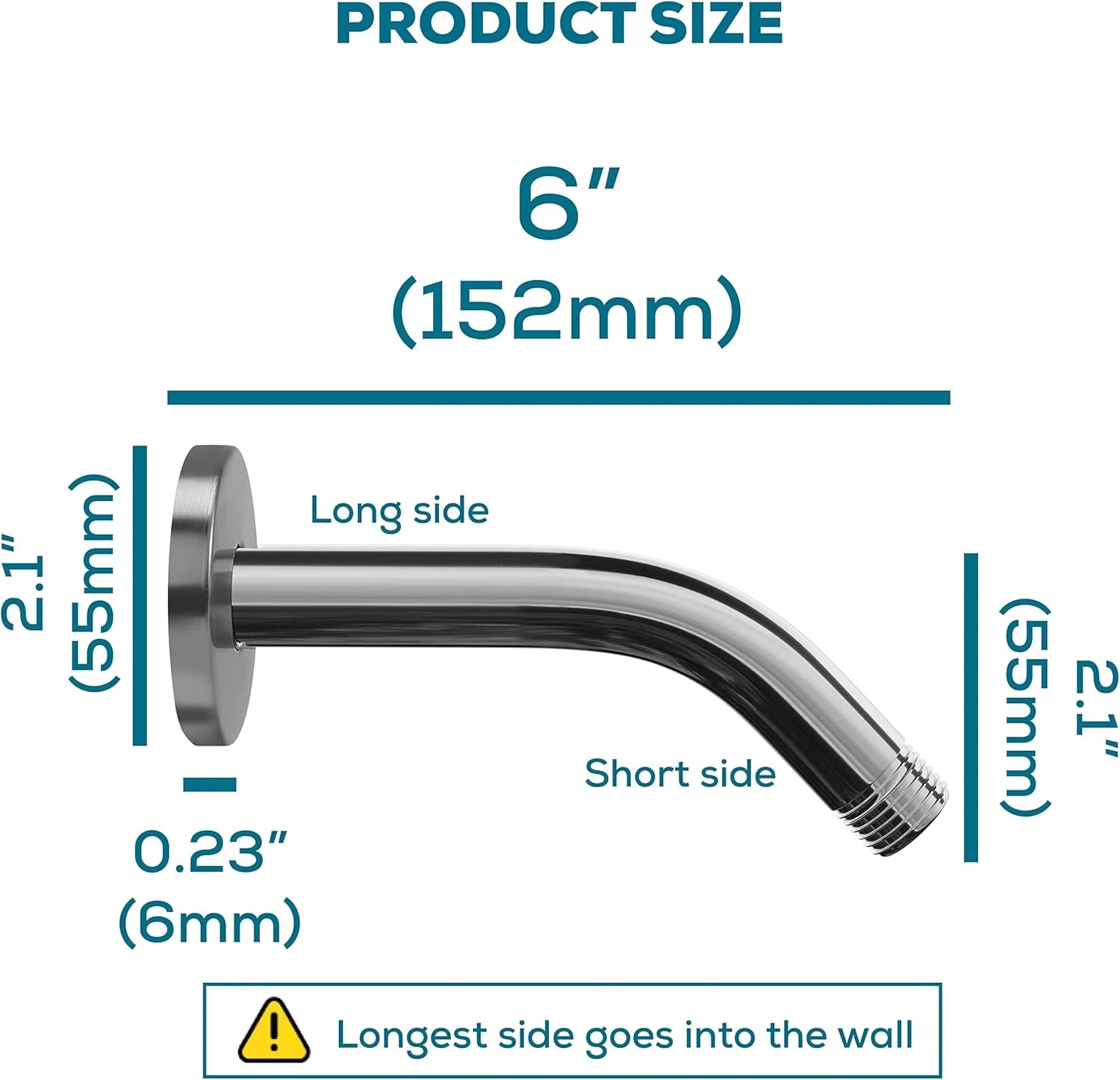 6" Shower Arm