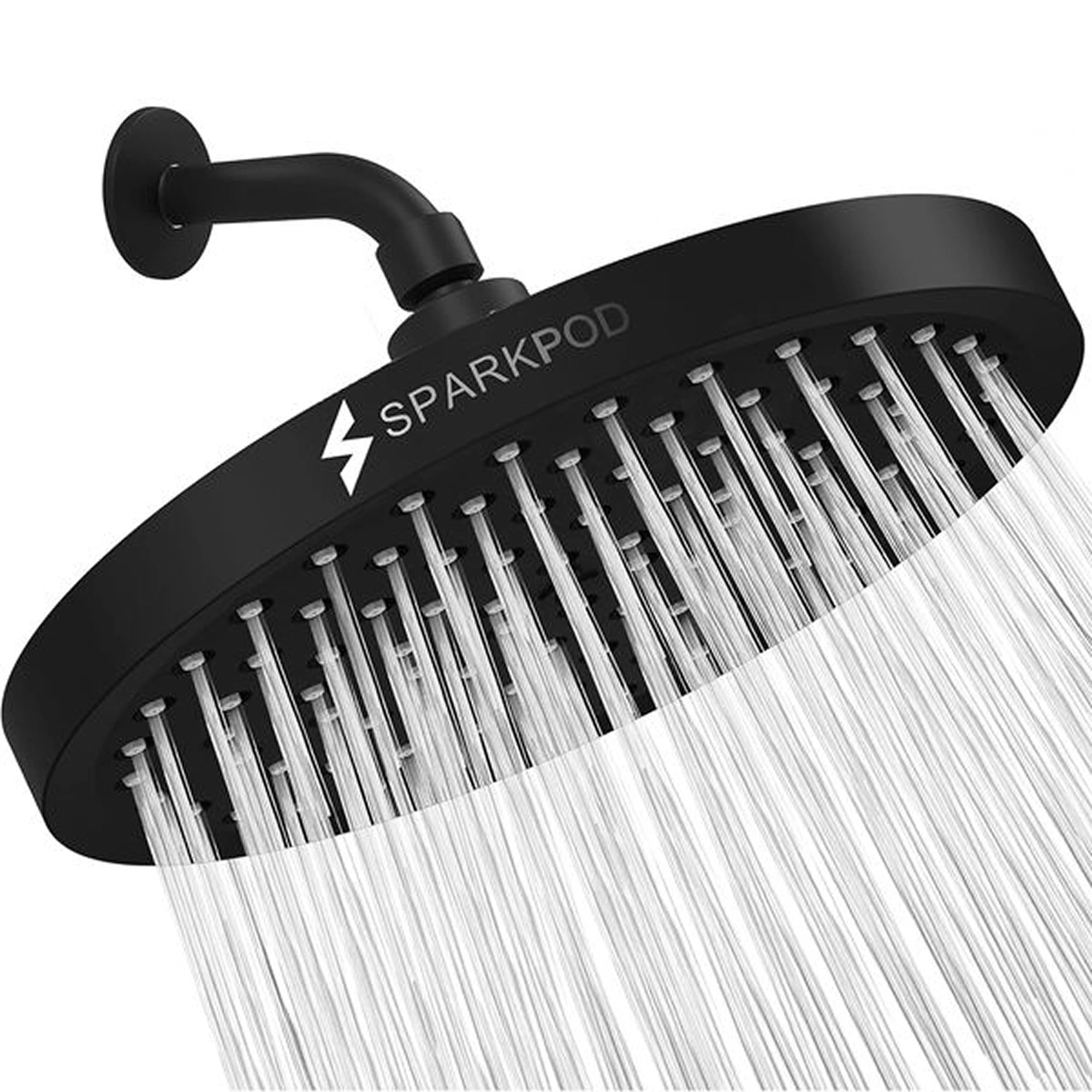 8" Round Rainfall Shower Head