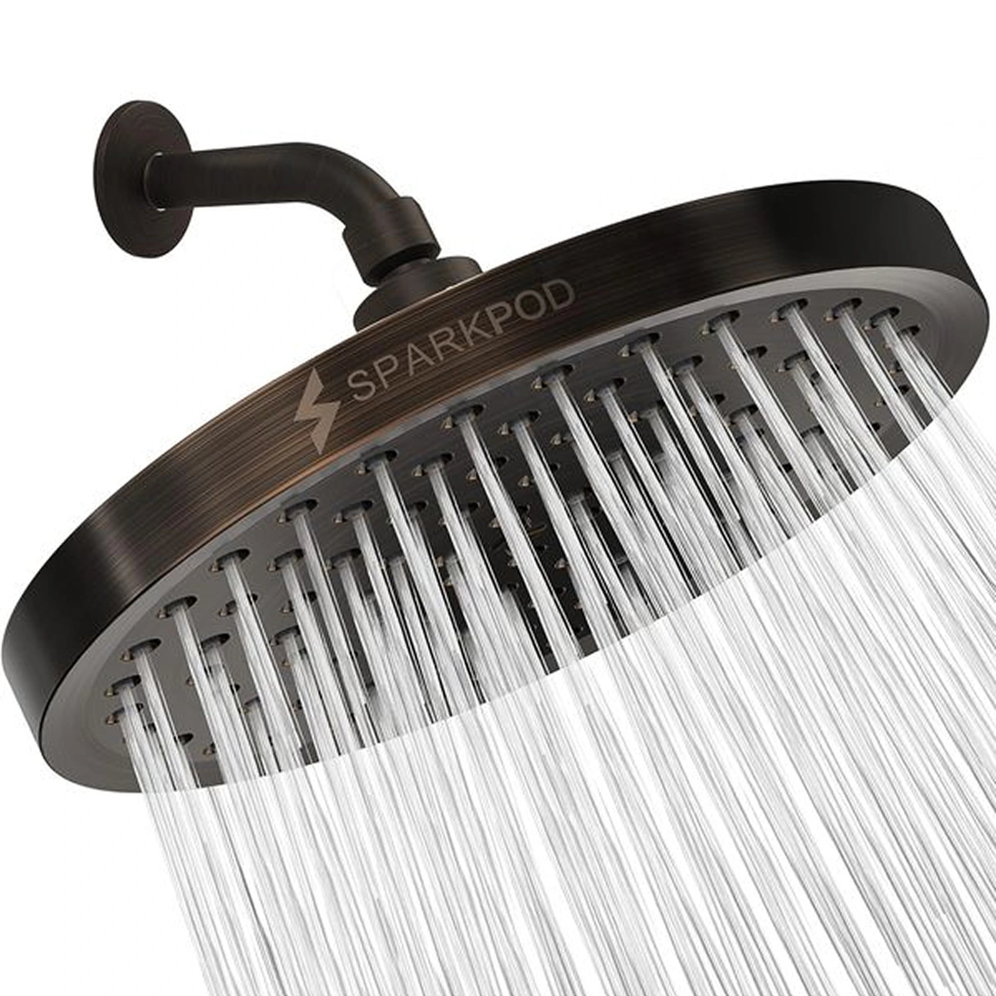 8" Round Rainfall Shower Head