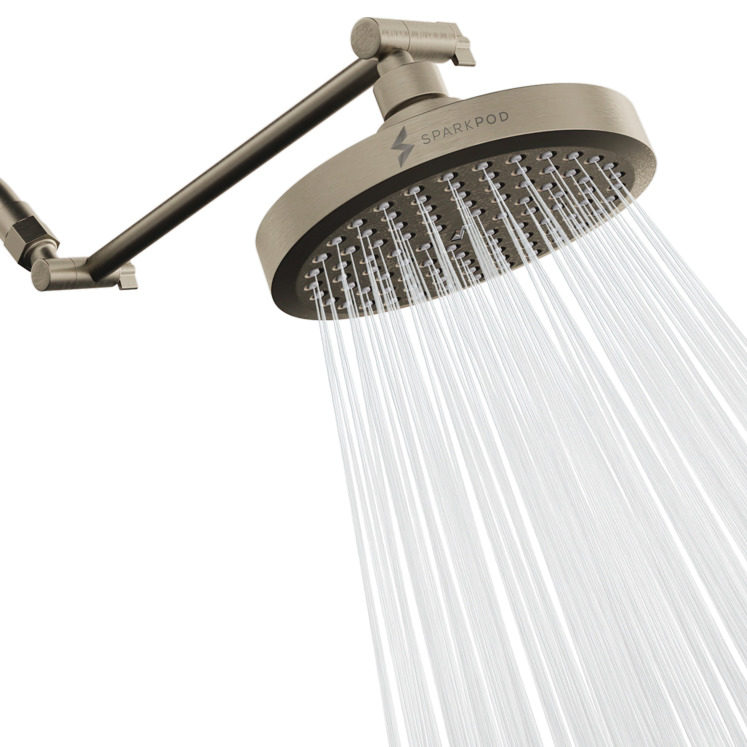 6” Round Shower Head + 11” Shower Arm Extension