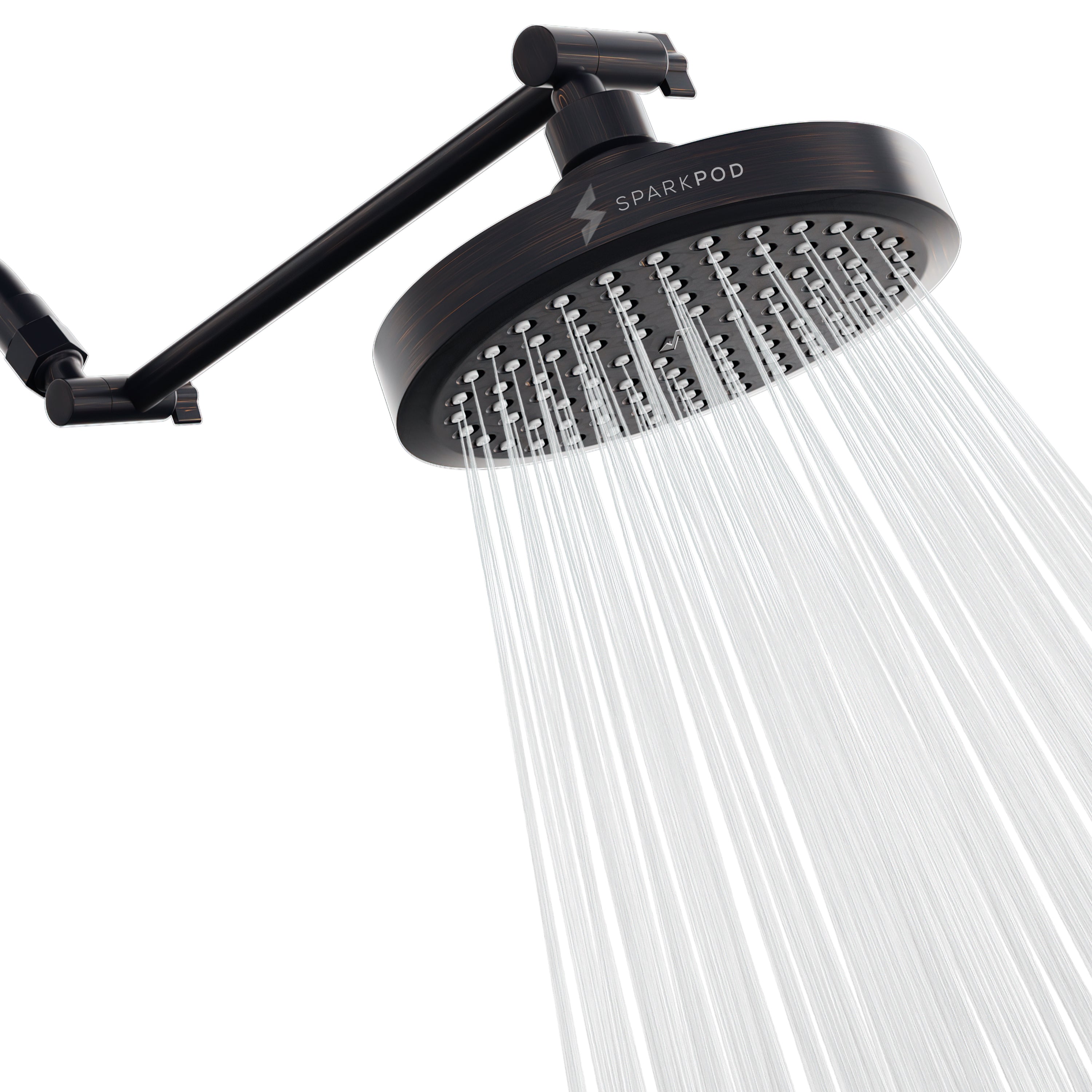 6” Round Shower Head + 11” Shower Arm Extension