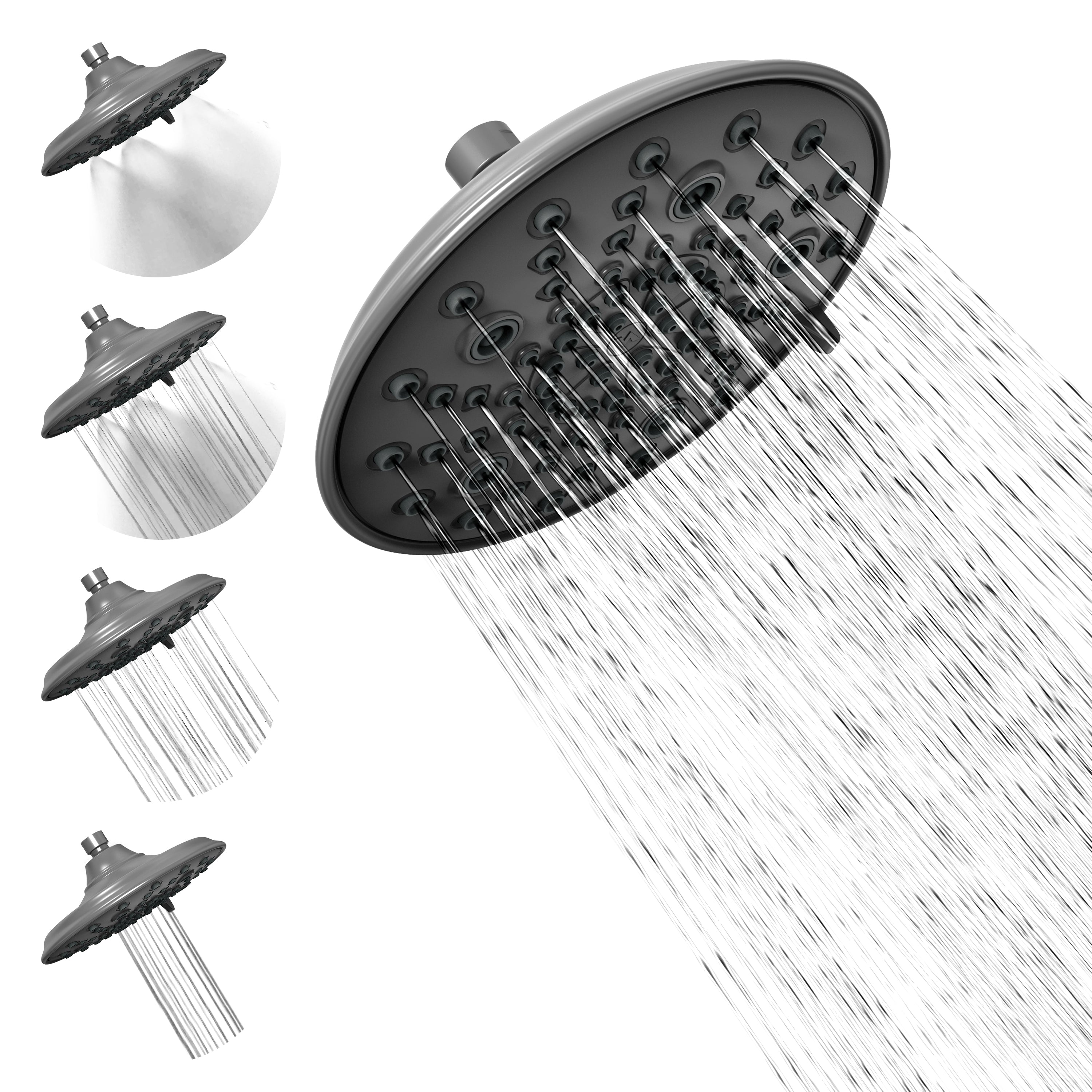 8" 7-Function Shower Head