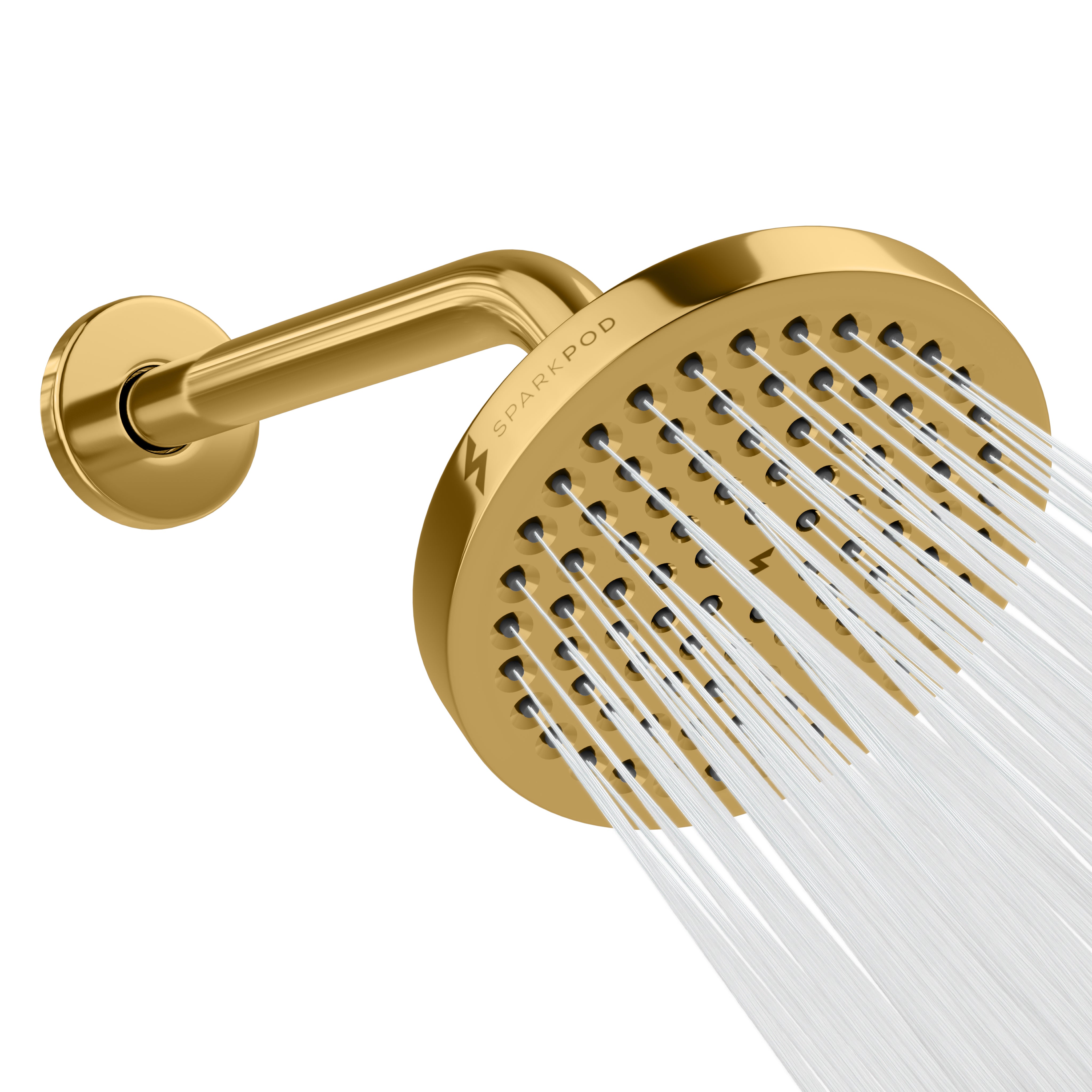 6” Round Rain Shower Head + 9” Shower Arm