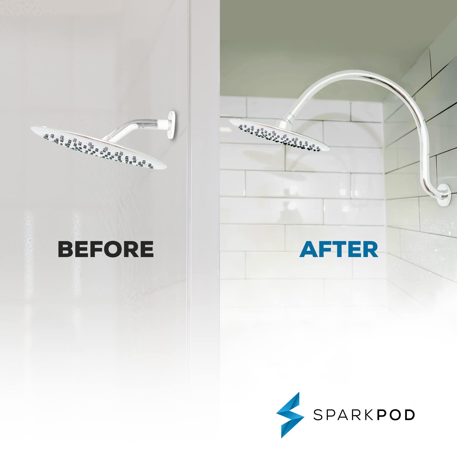 17" Gooseneck Shower Arm