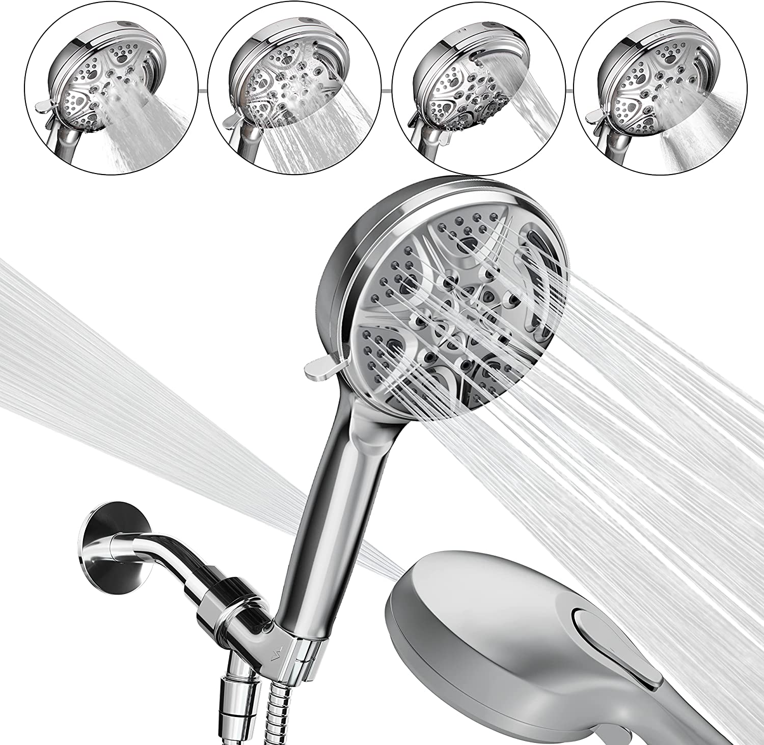 5" 9-Function Handheld Shower Head
