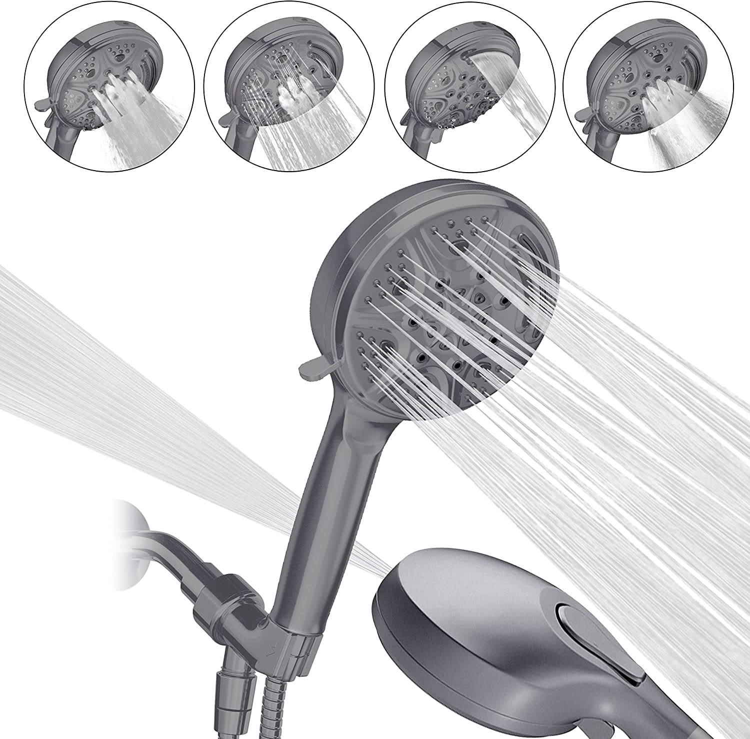 5" 9-Function Handheld Shower Head