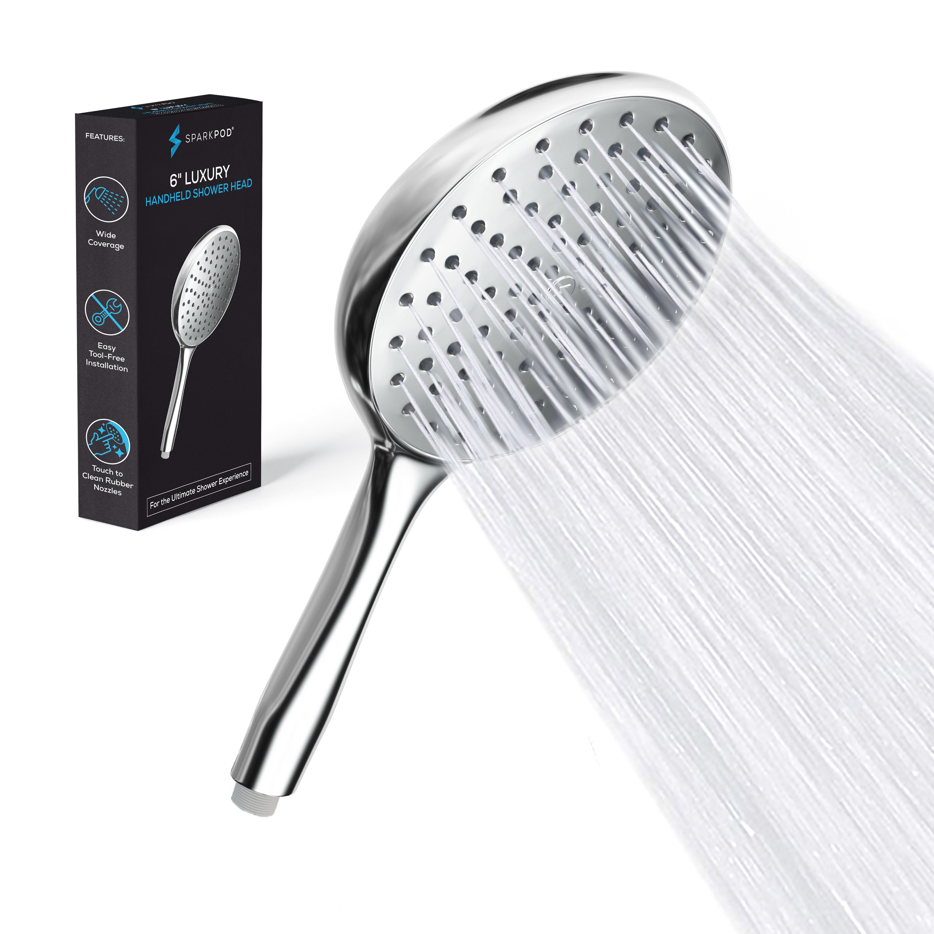 6"Handheld Shower Head