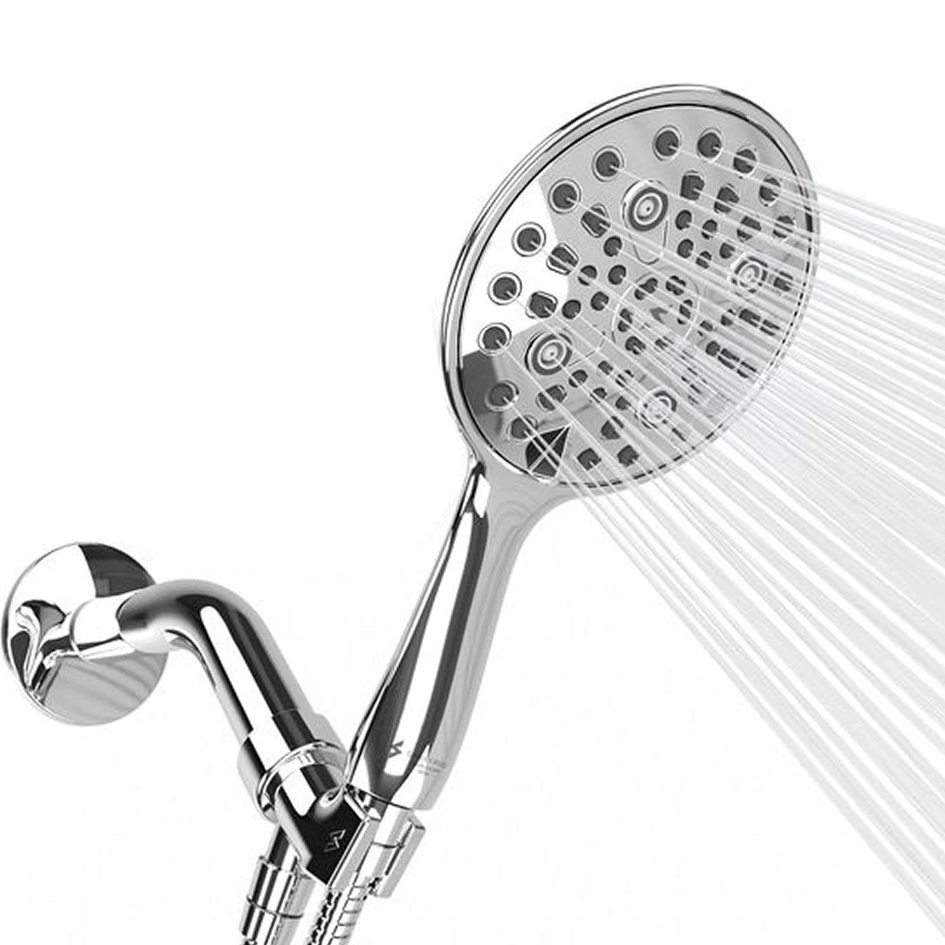 6 function shower head with hose - SparkPod