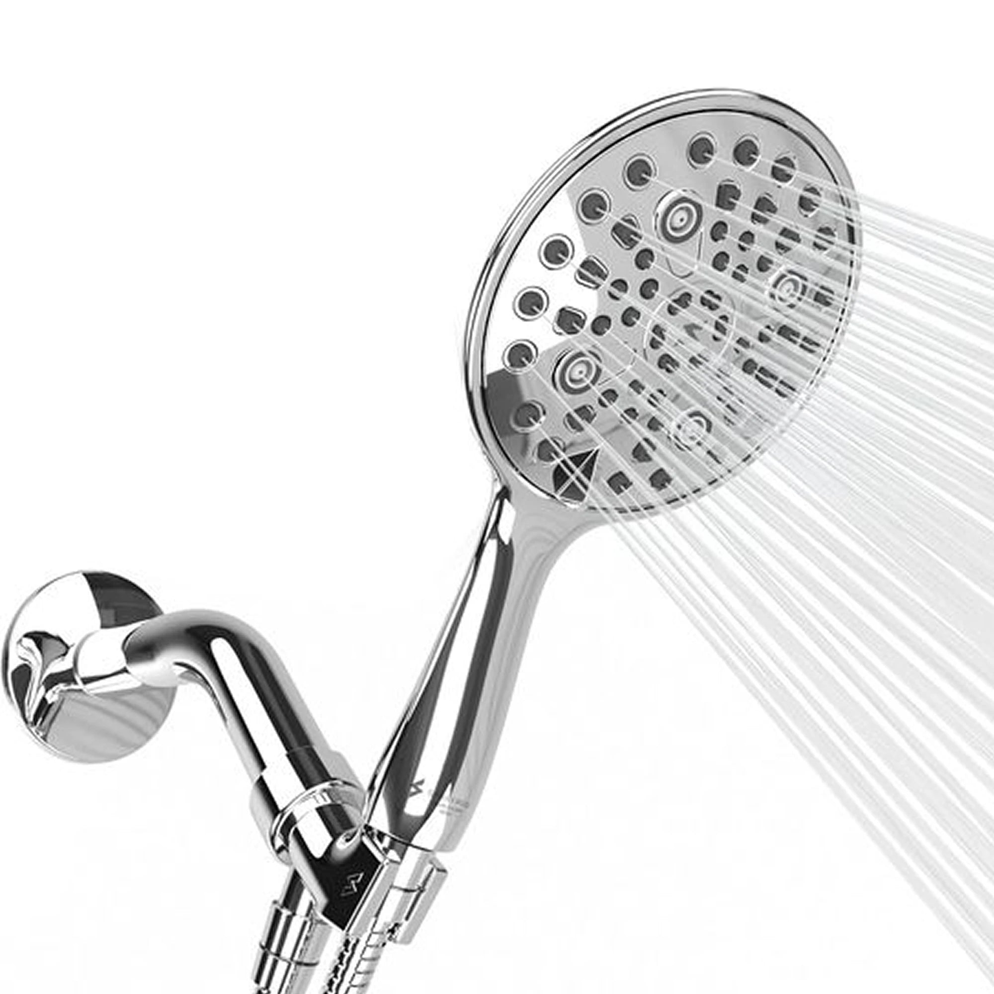 6" 6-Function Handheld Shower Head