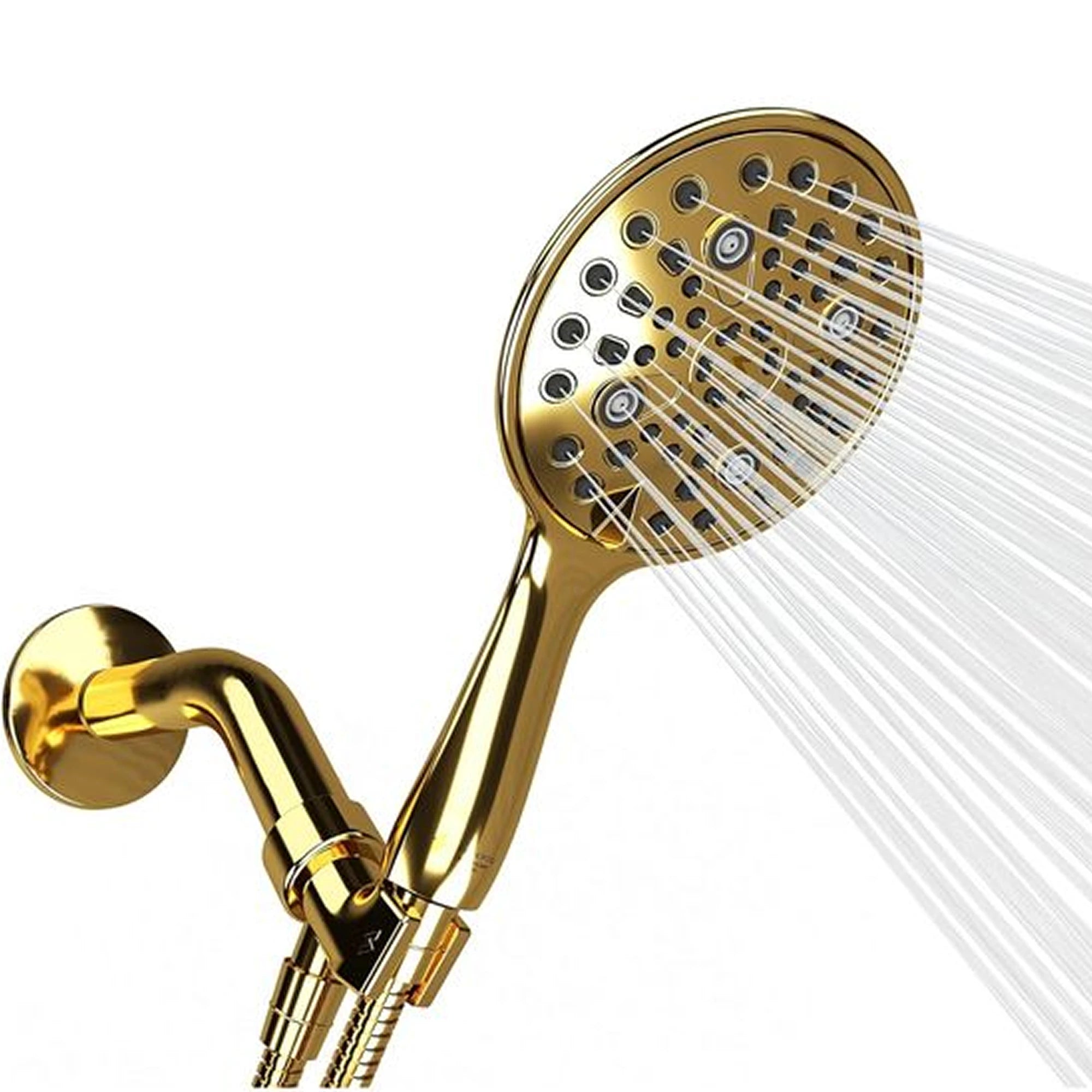 6 function shower head with hose - SparkPod