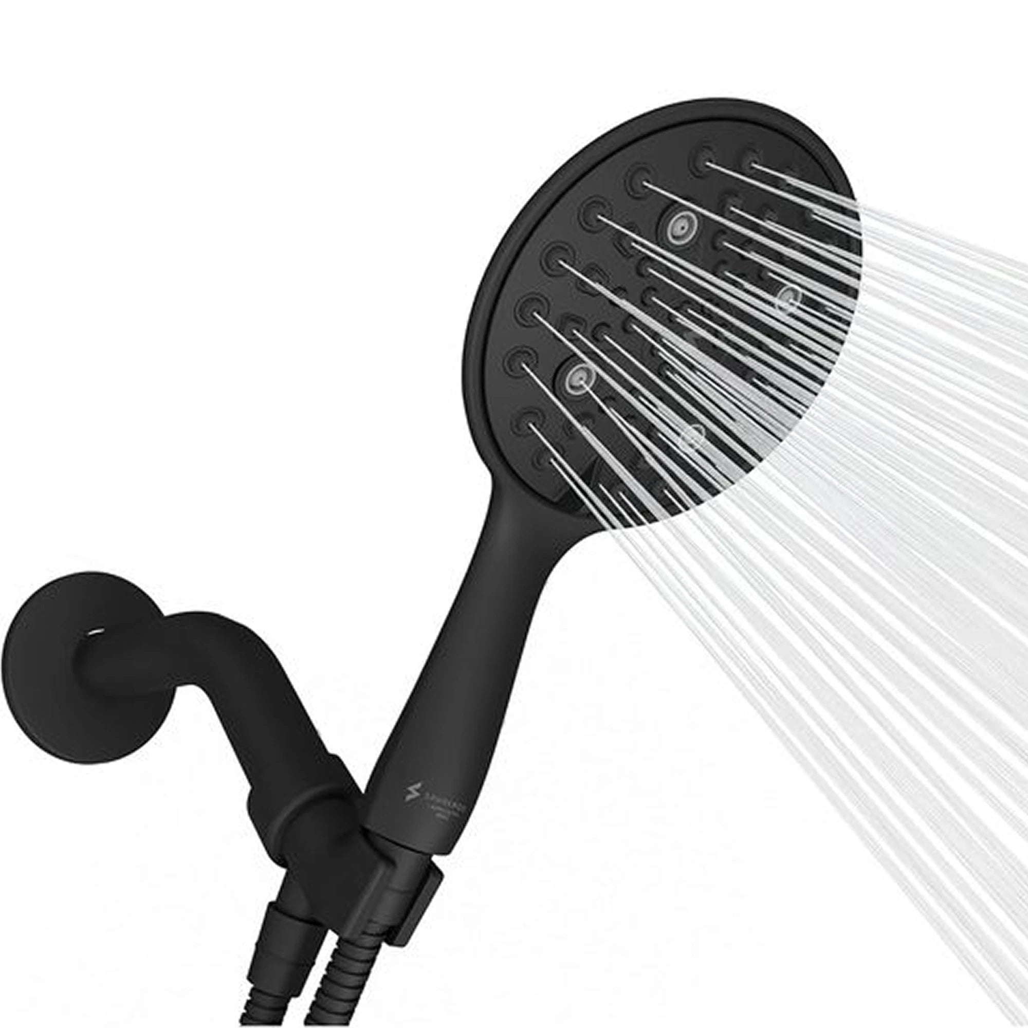 6 function shower head with hose - SparkPod