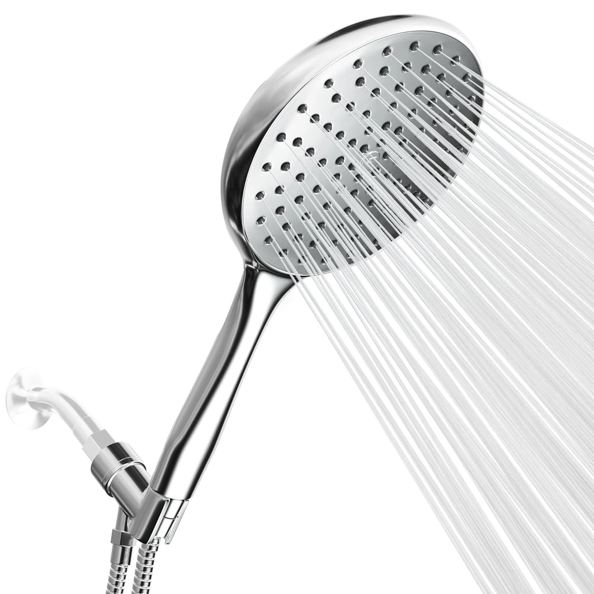 6" Handheld Shower Head + 6' Hose + Bracket