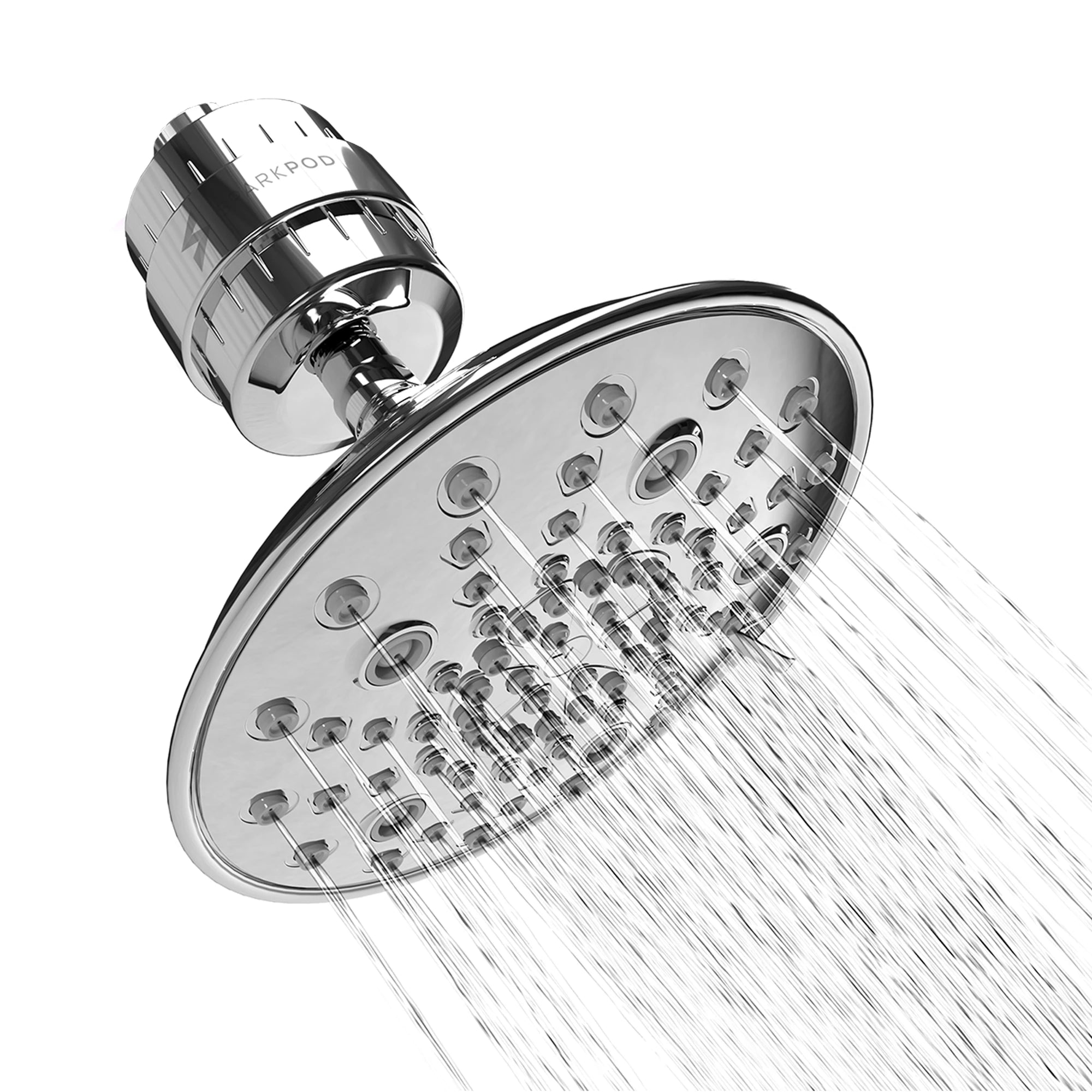 8" 7-Function Shower Head + High Output Filter