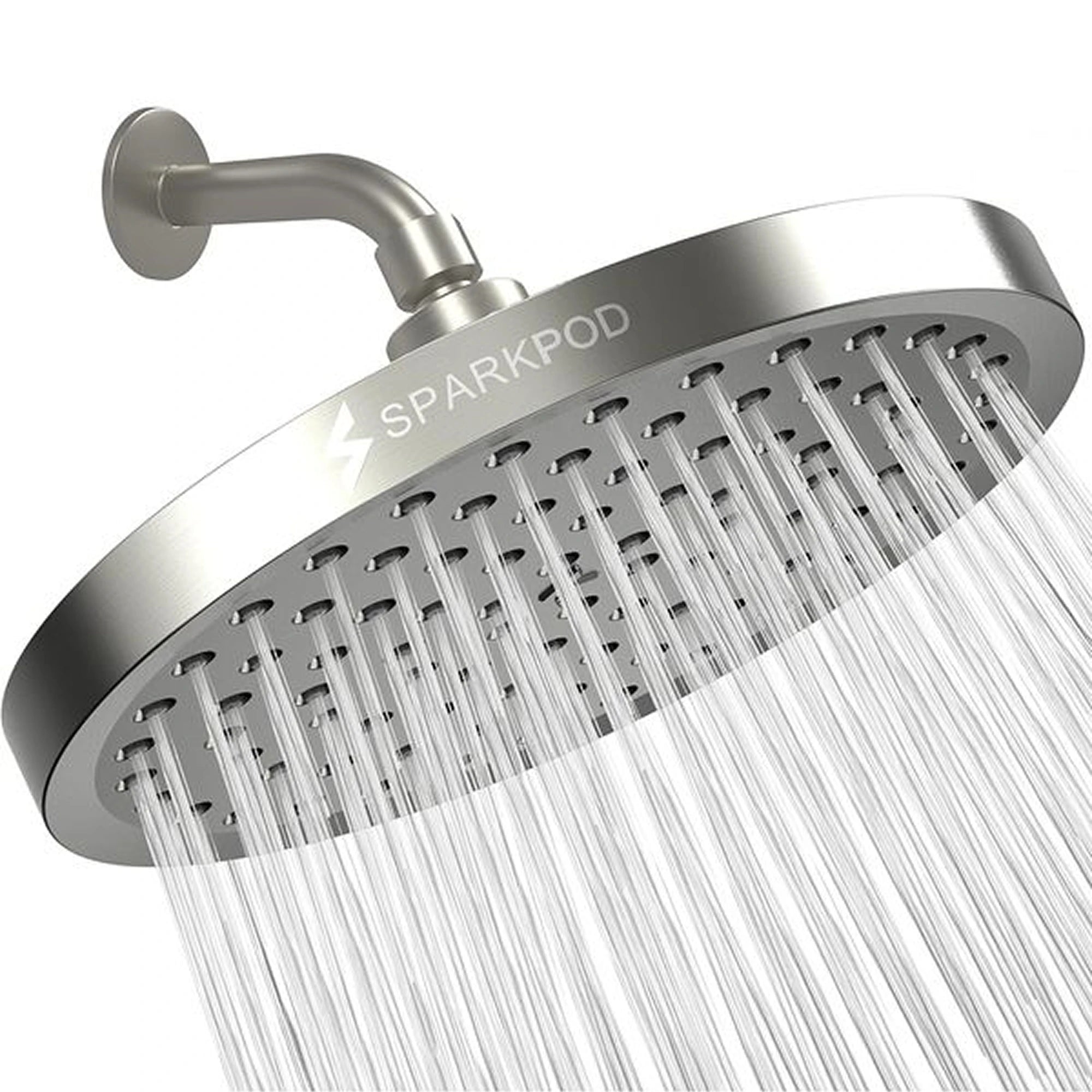 8" Round Rainfall Shower Head