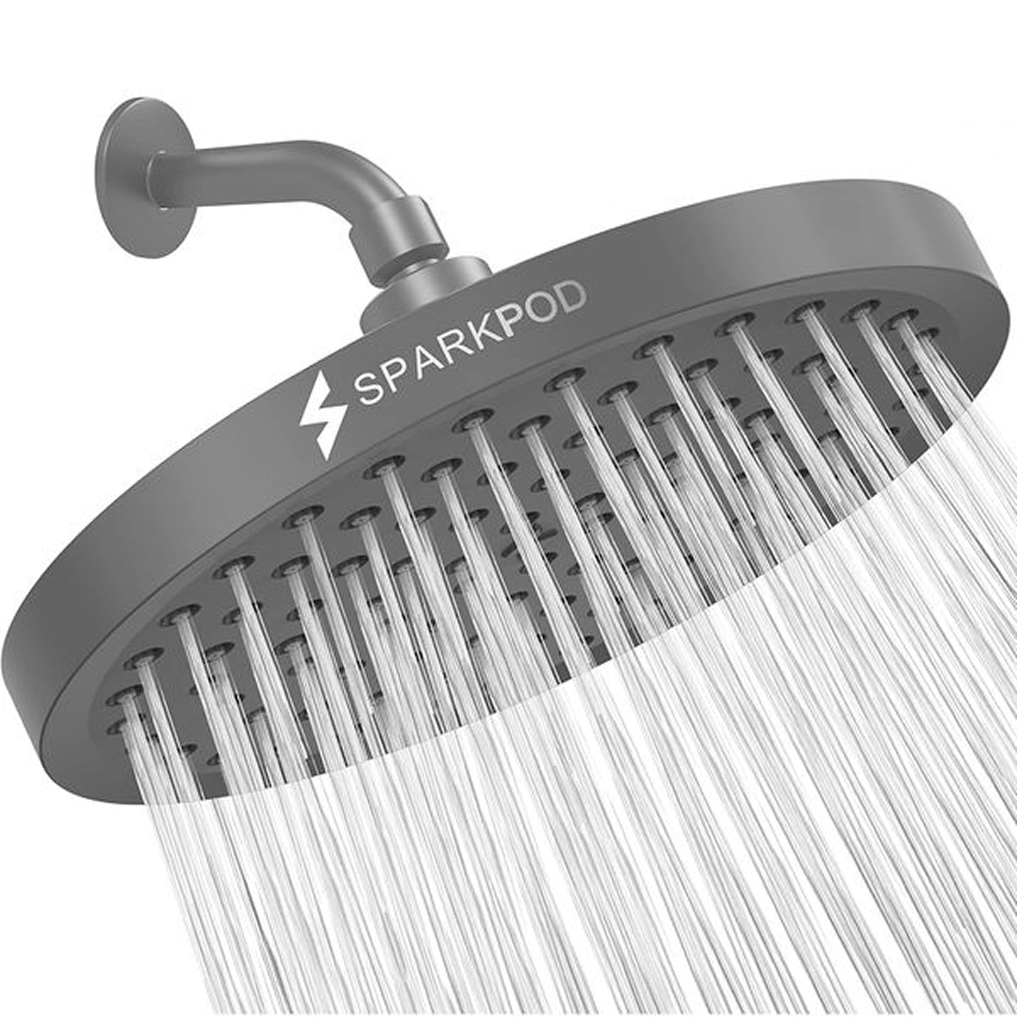 8" Round Rainfall Shower Head