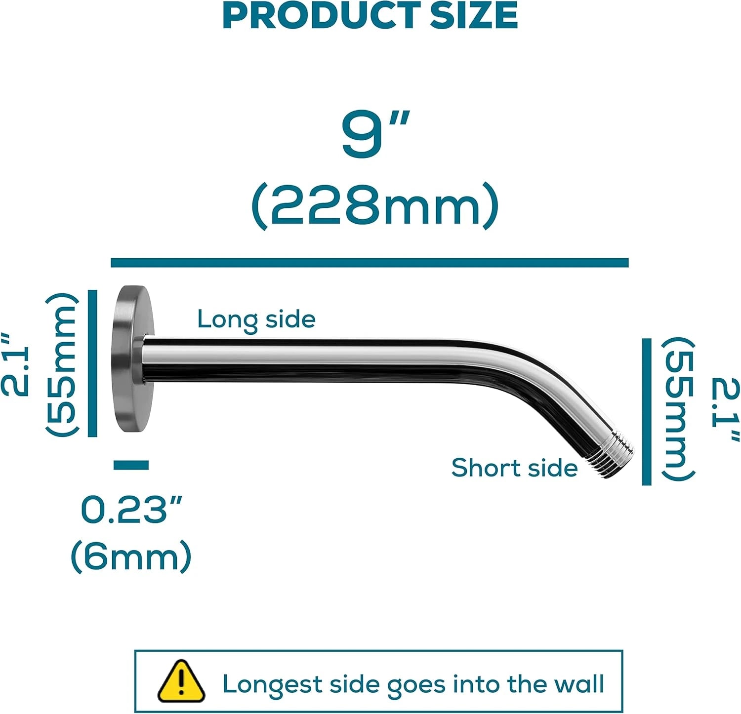 9" Shower Arm