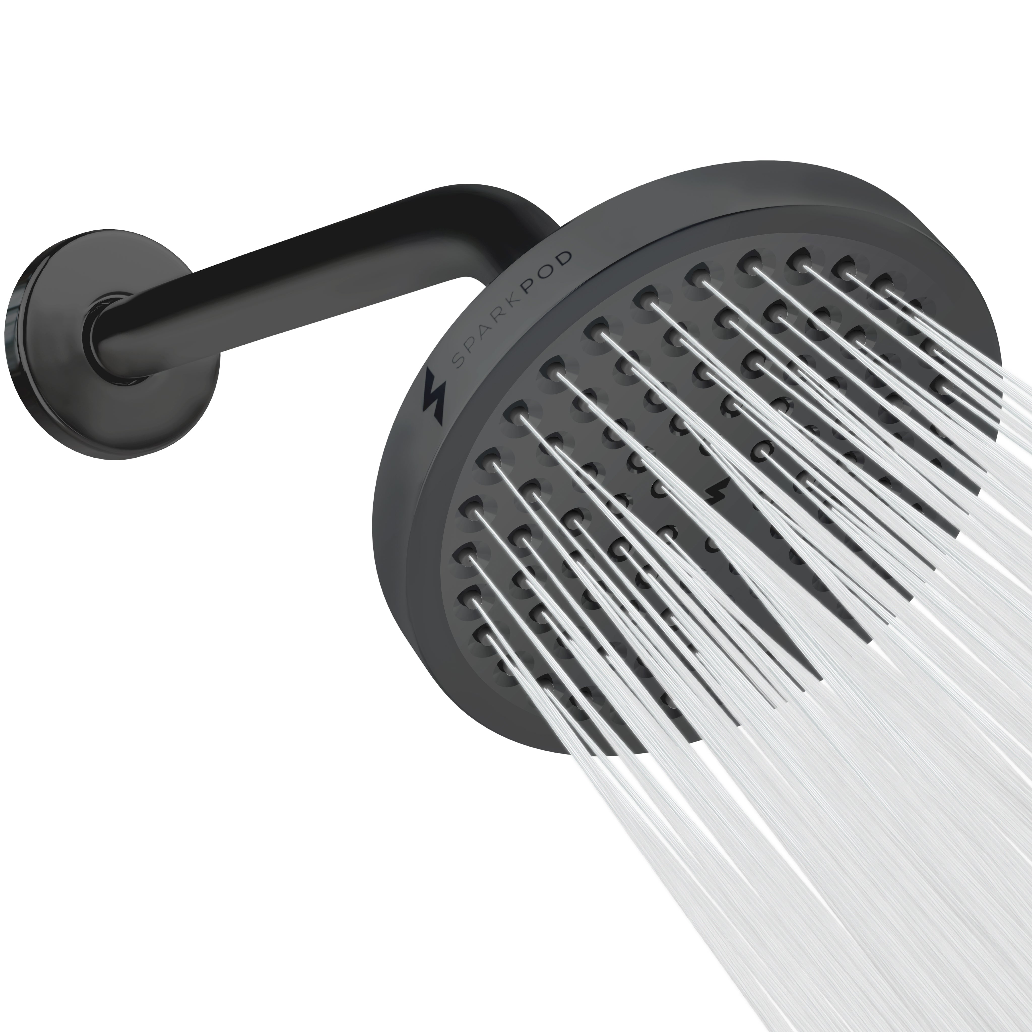 6” Round Rain Shower Head + 9” Shower Arm