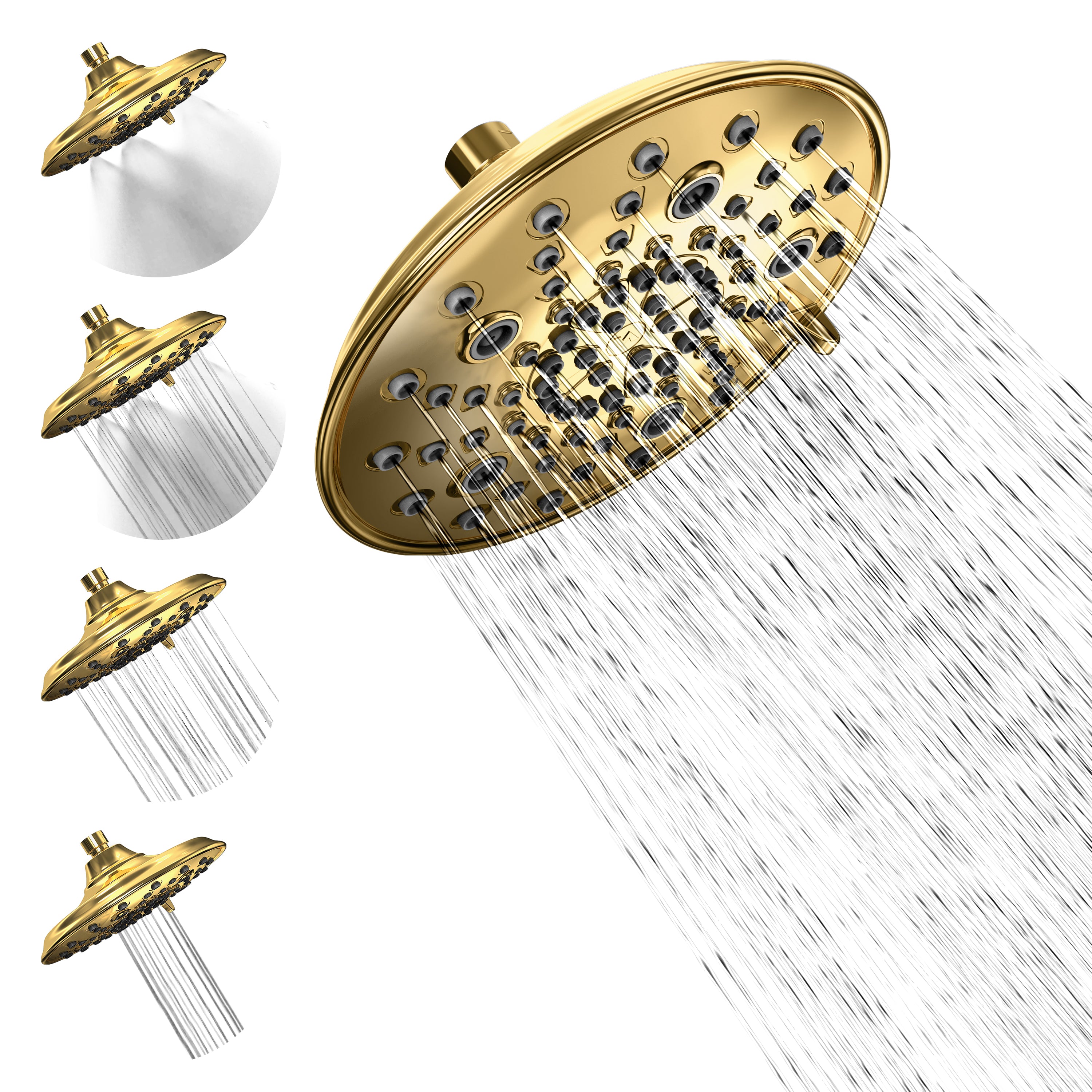 8" 7-Function Shower Head