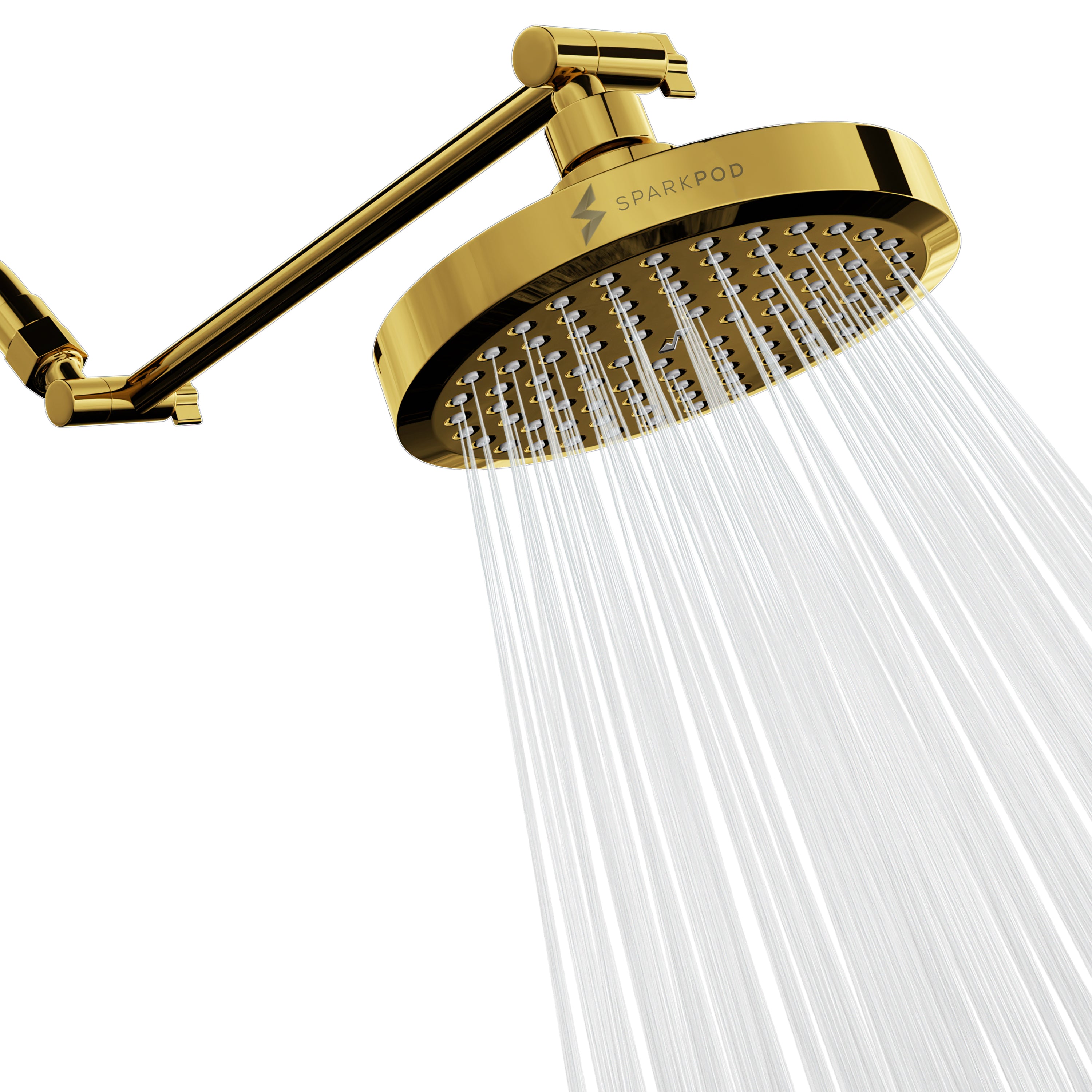 6” Round Shower Head + 11” Shower Arm Extension