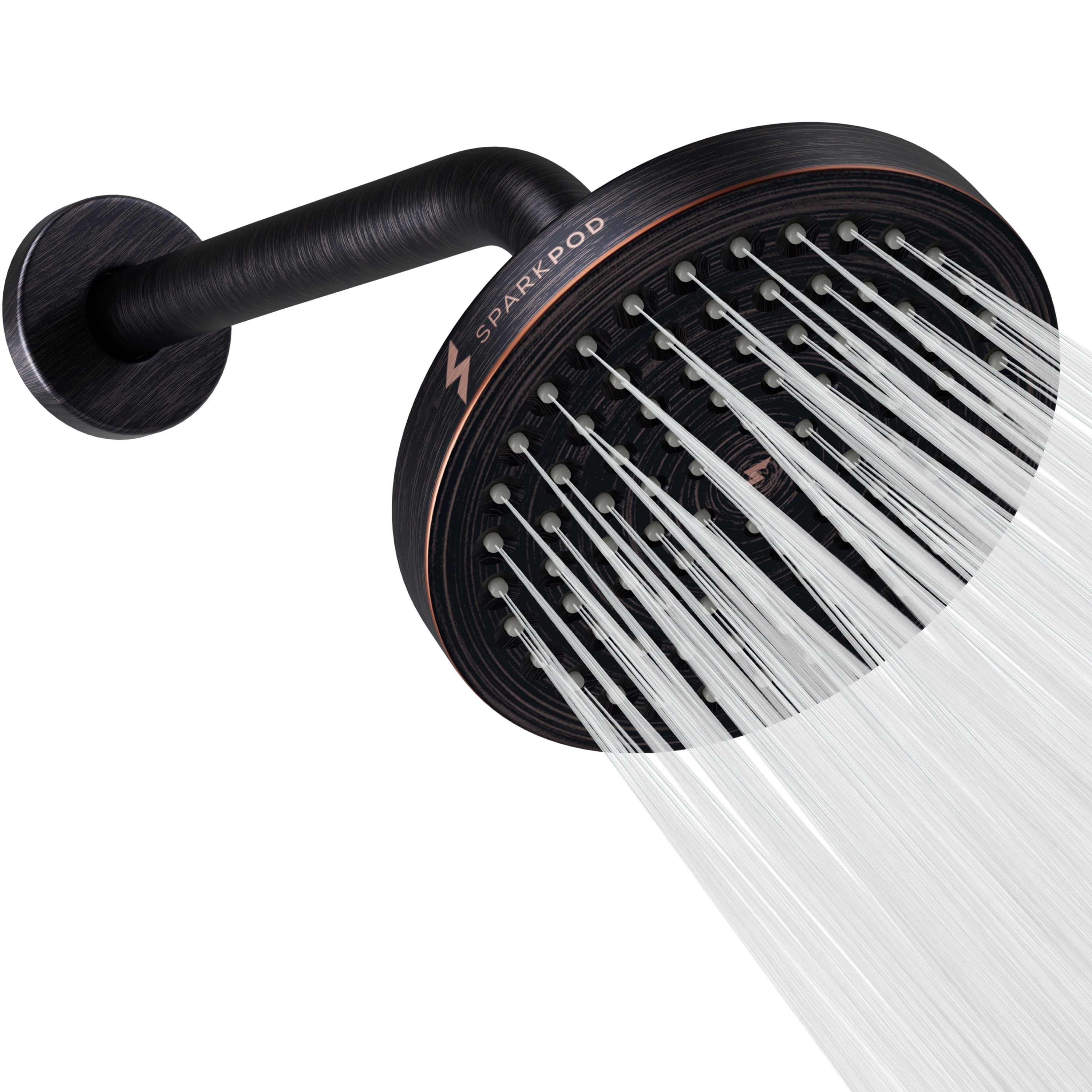 6” Round Rain Shower Head + 9” Shower Arm