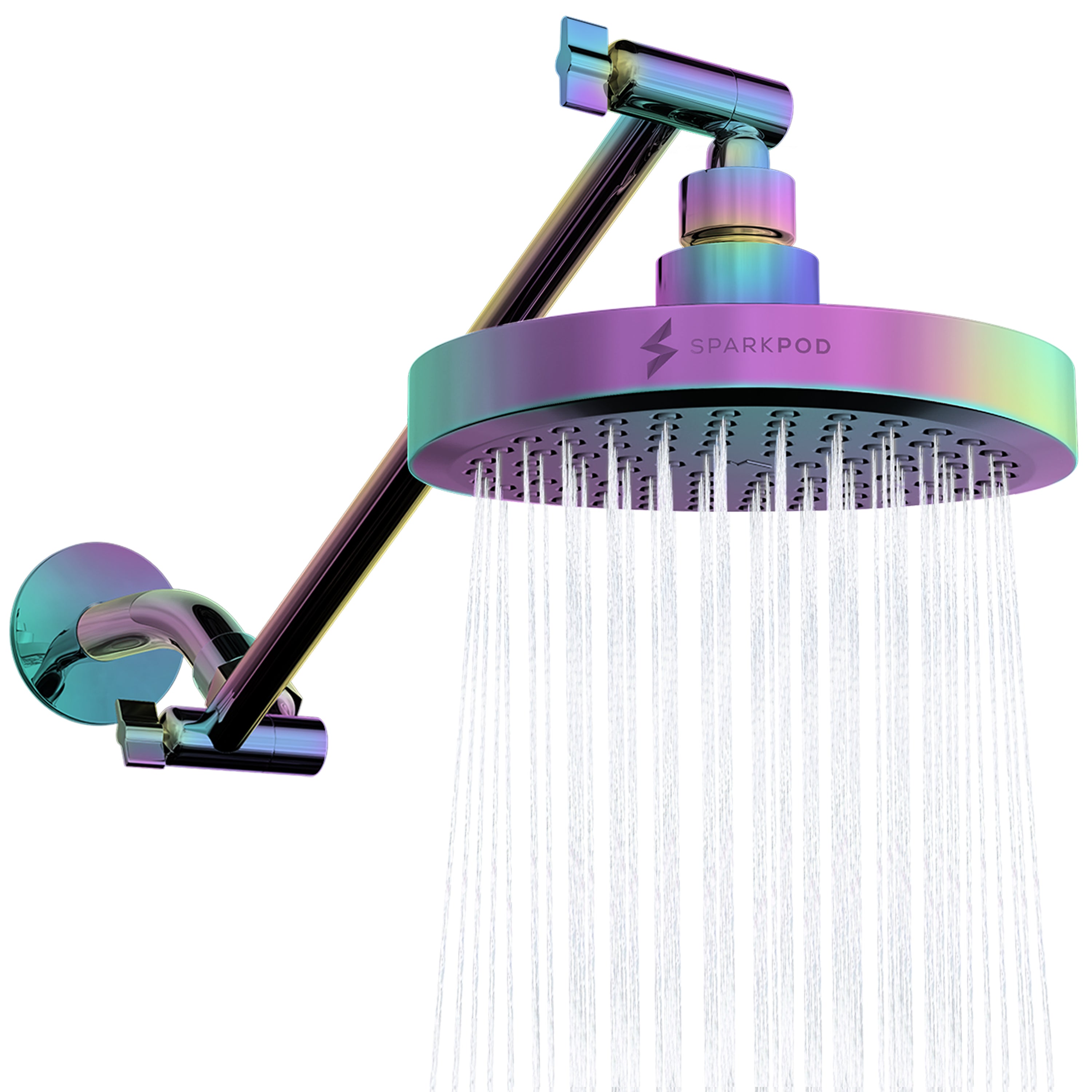6” Round Shower Head + 11” Shower Arm Extension