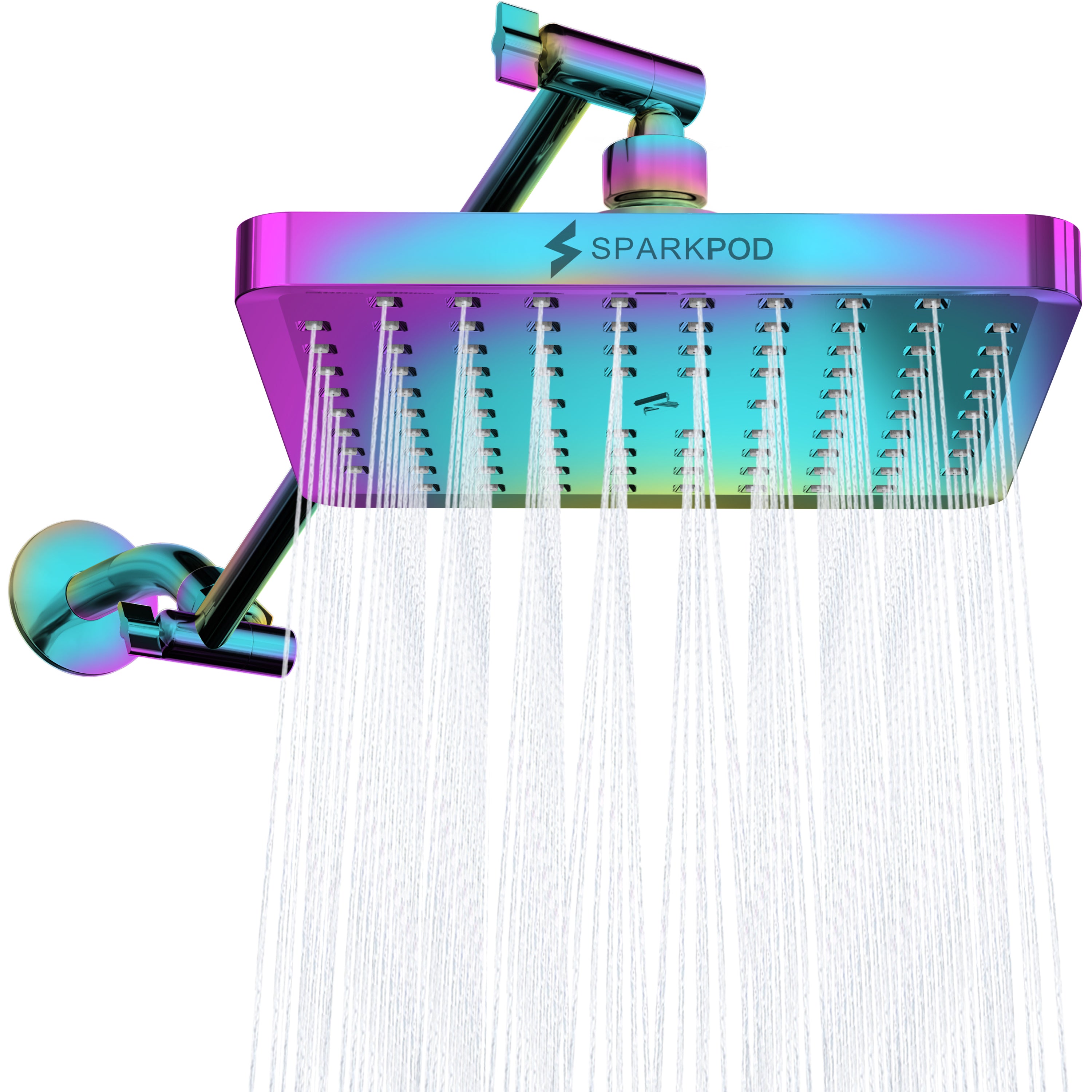 8” Square Rain Shower Head + 11” Shower Arm Extension