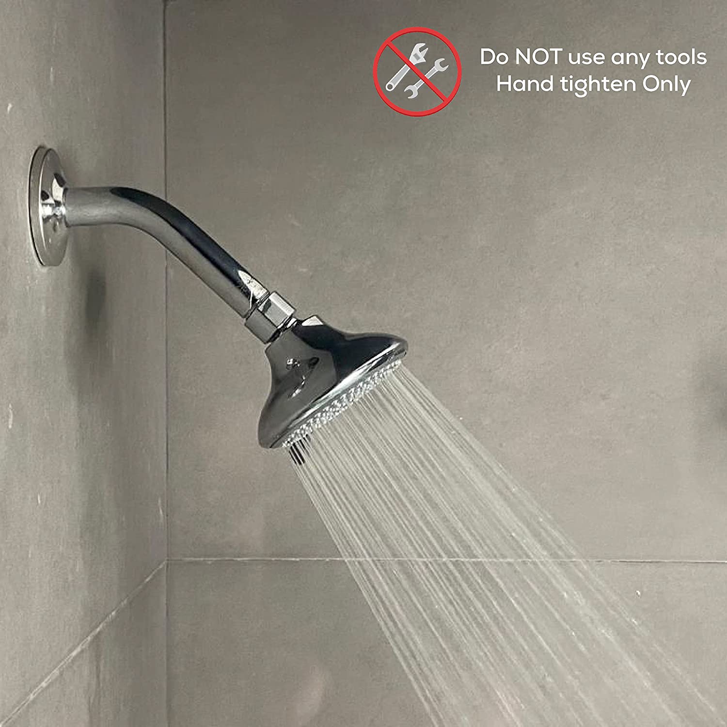 3.75" 3-Function Rain Shower Head