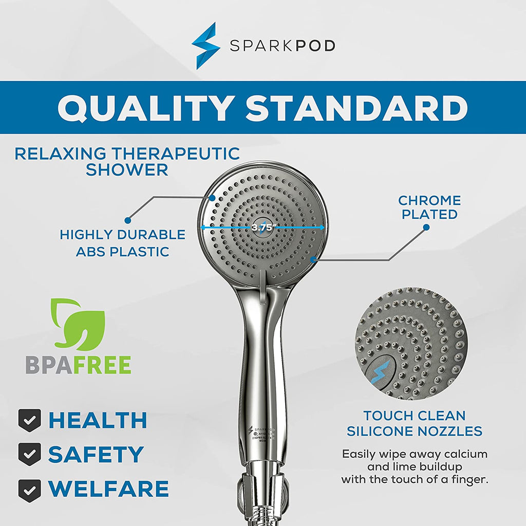 3 function shower head SparkPod