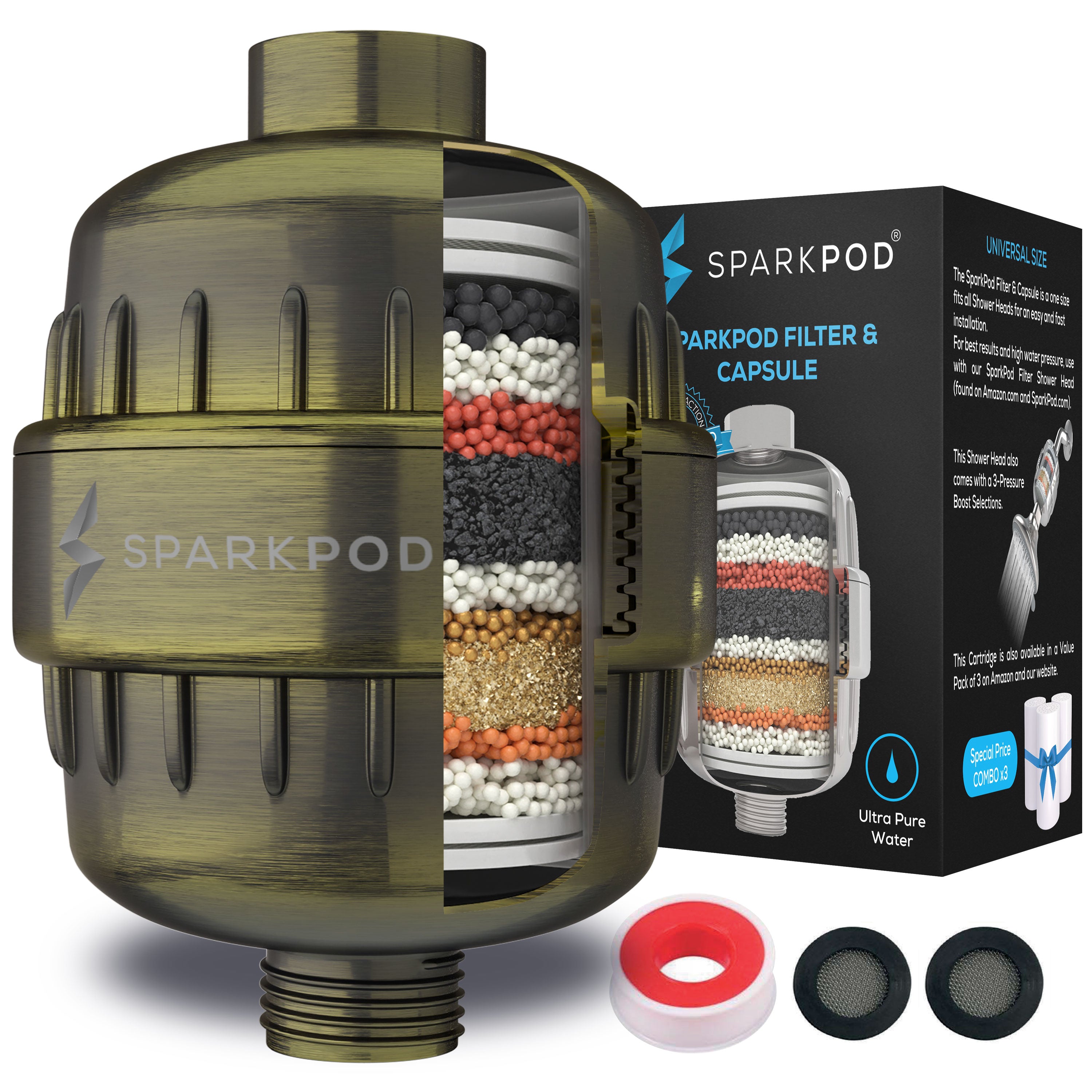 High Output Shower Filter Capsule