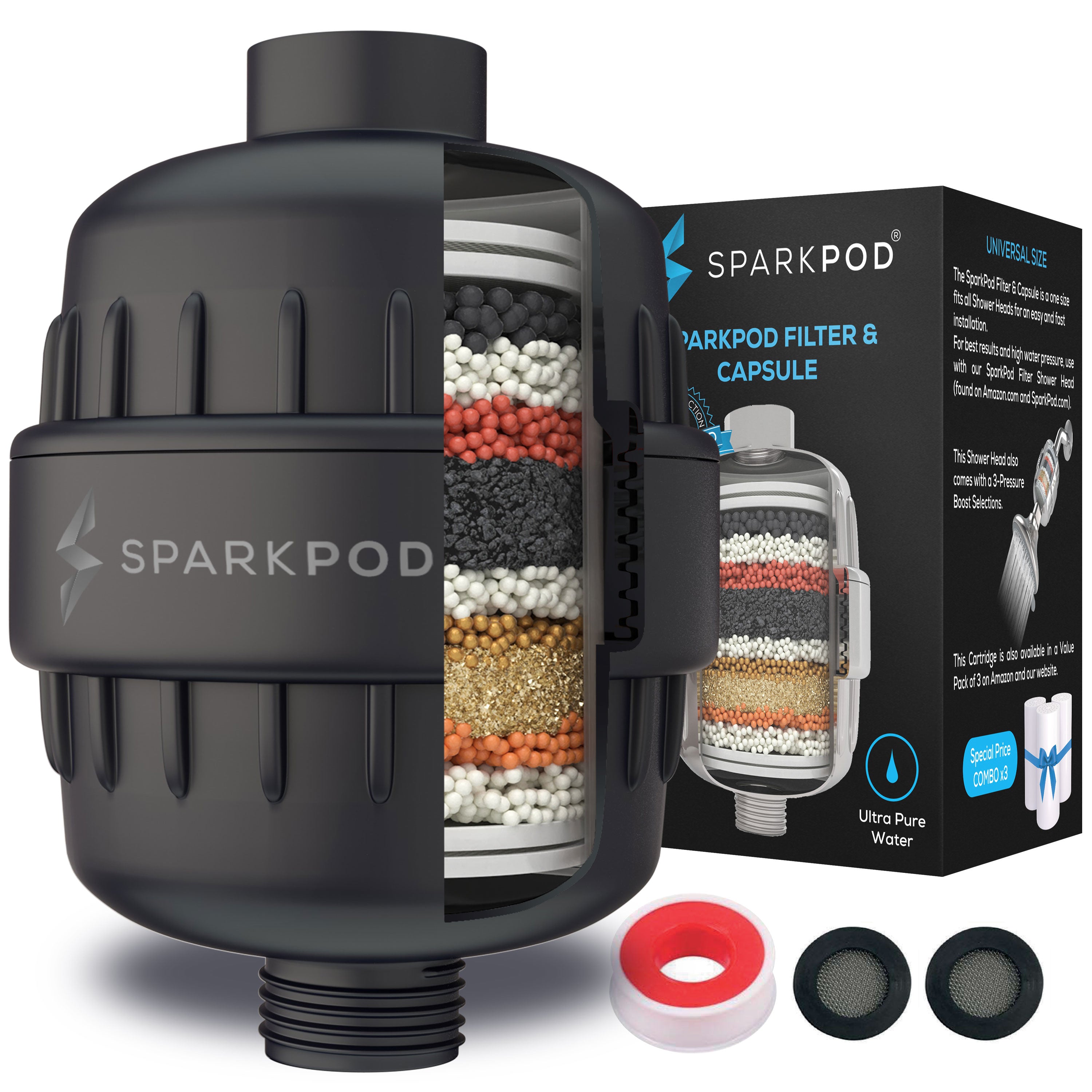 High Output Shower Filter Capsule