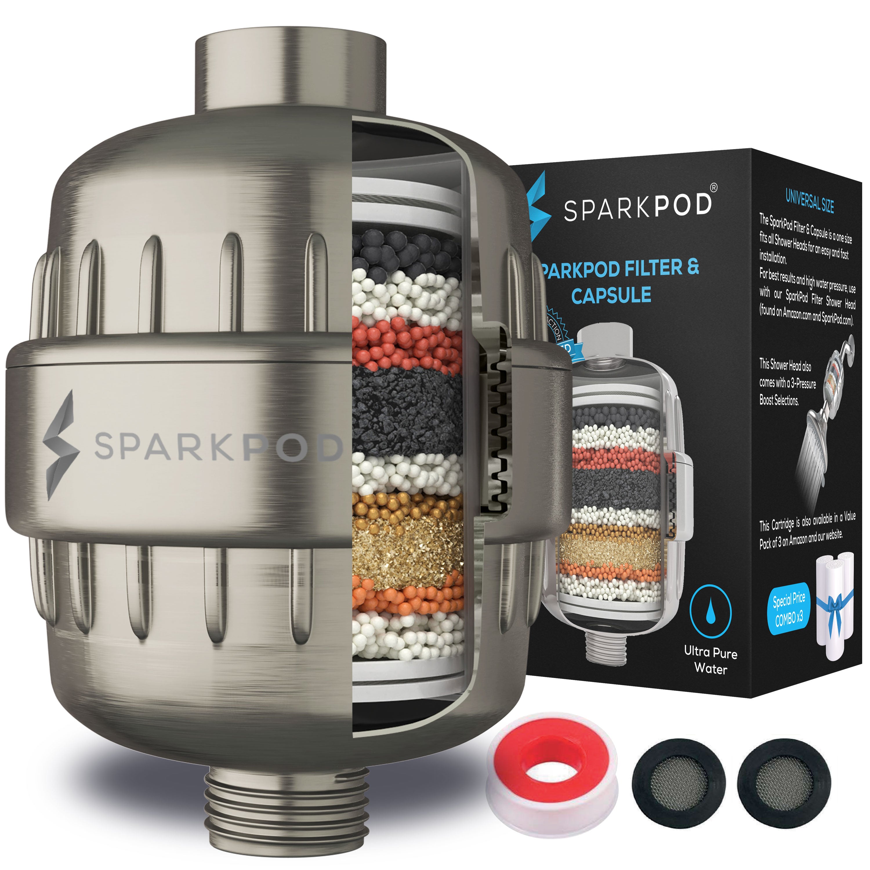 High Output Shower Filter Capsule