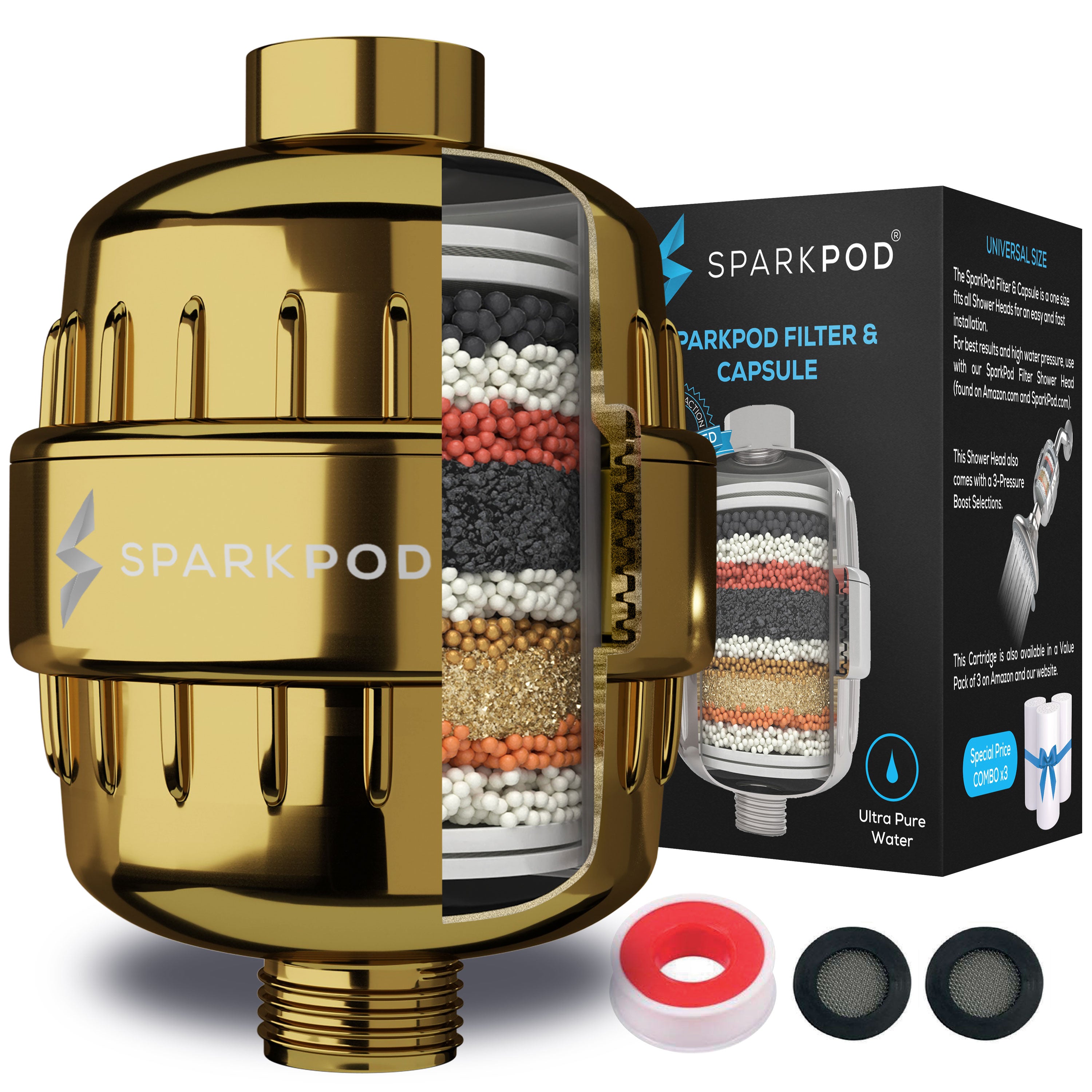 High Output Shower Filter Capsule