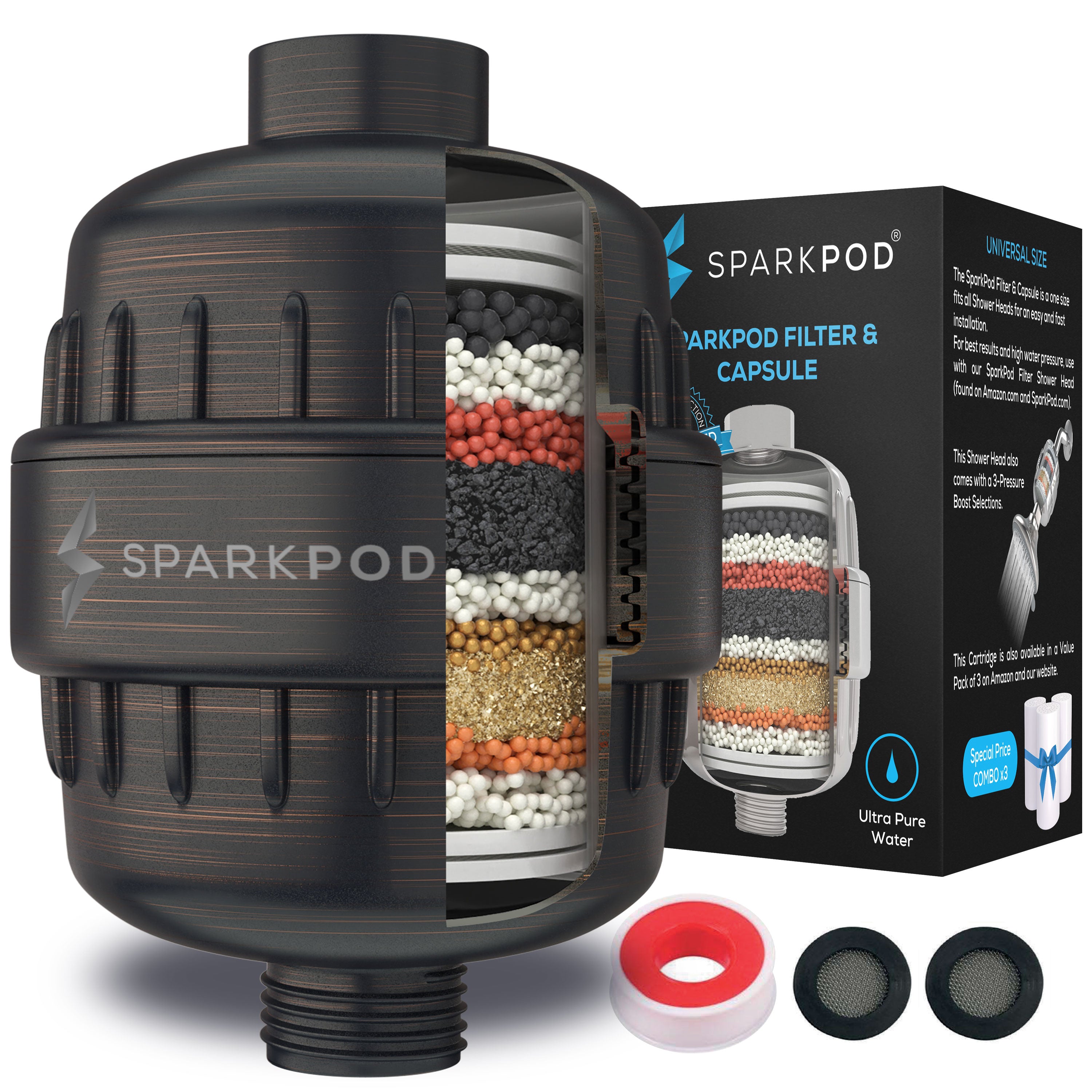 High Output Shower Filter Capsule