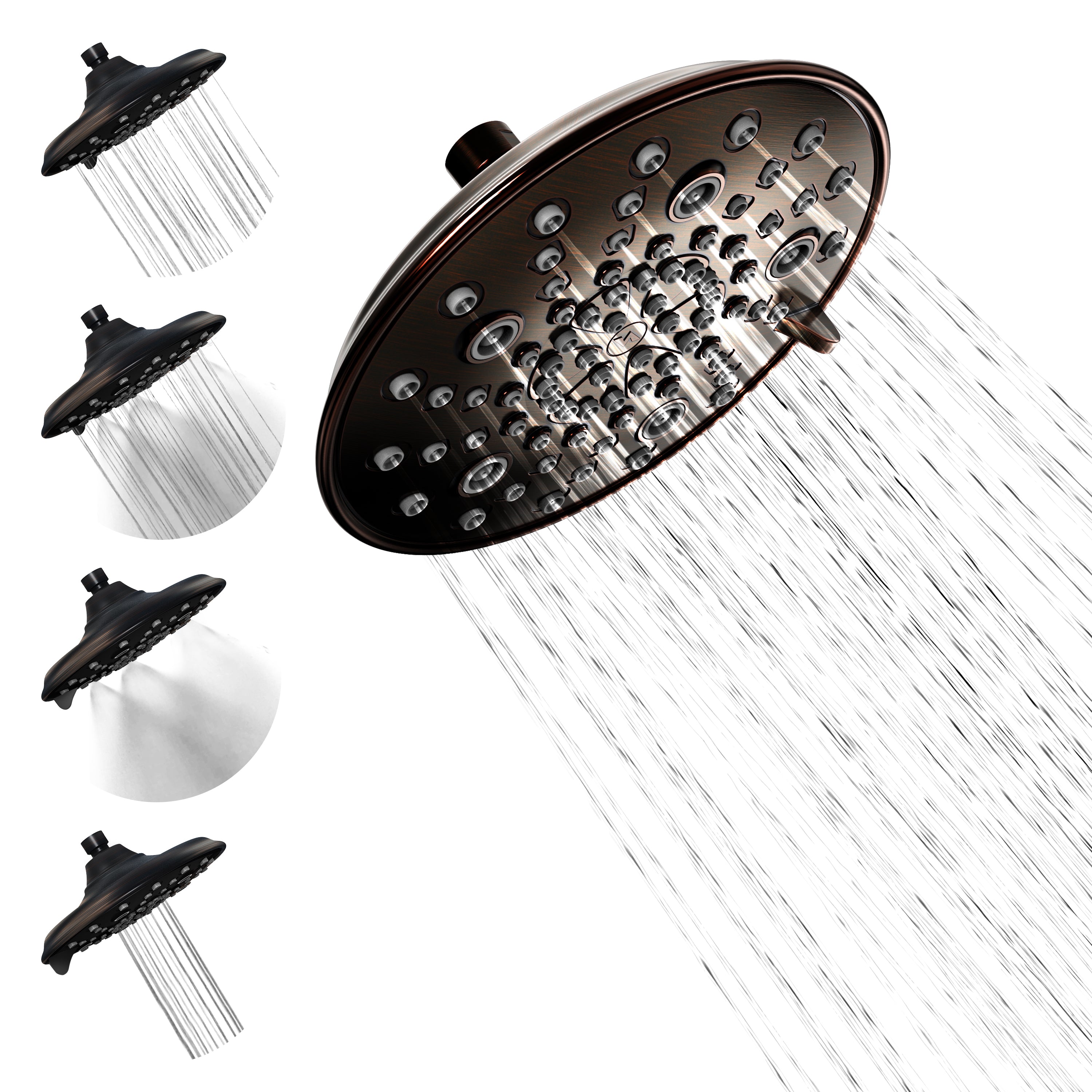 8" 7-Function Shower Head